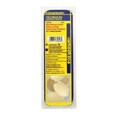 Eazypower 8PC 34 Birch Button 39446